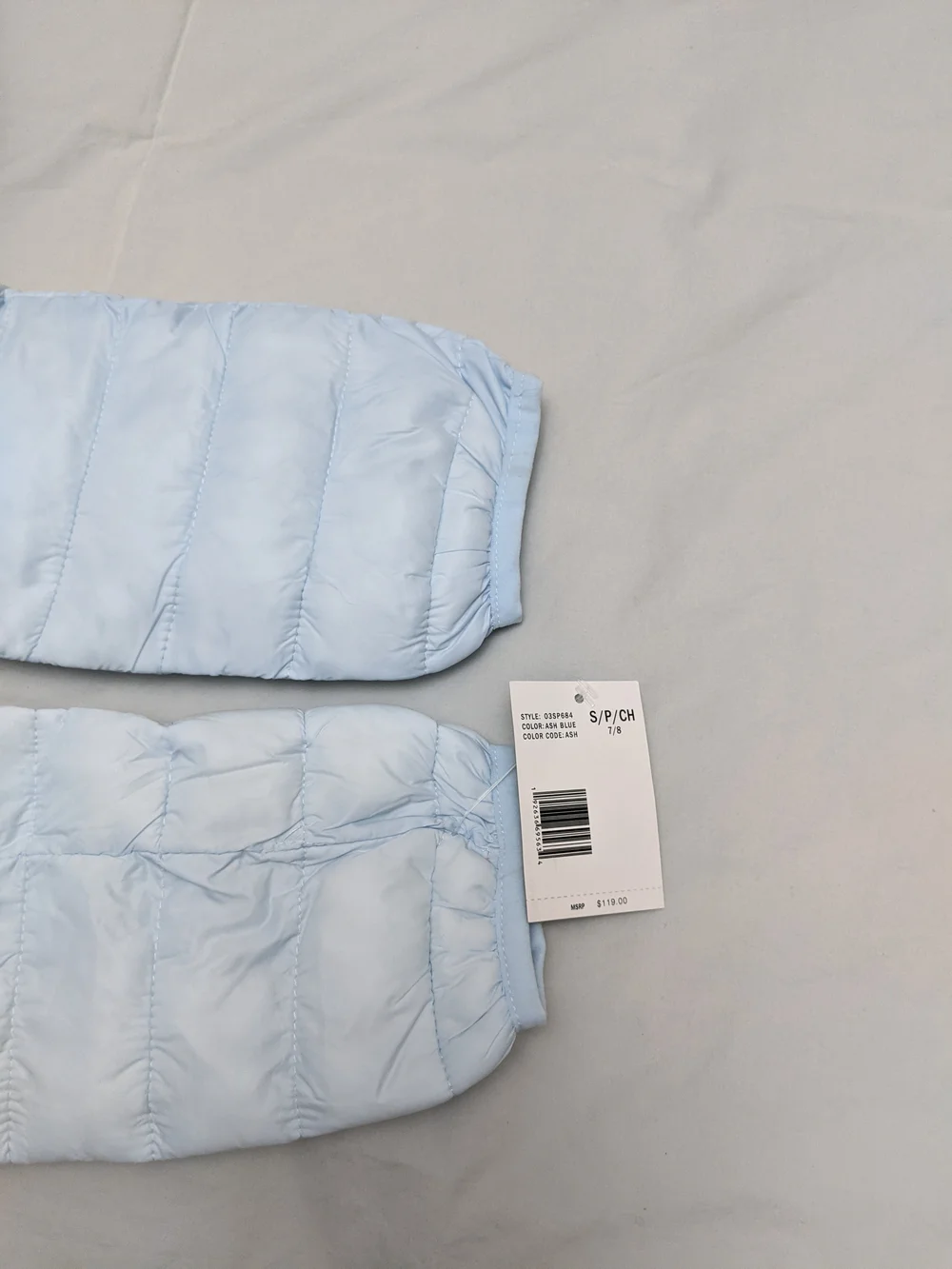 NWT Spyder Girls Light Weight Insulated Packable Puffer Jacket Size S 7-8
